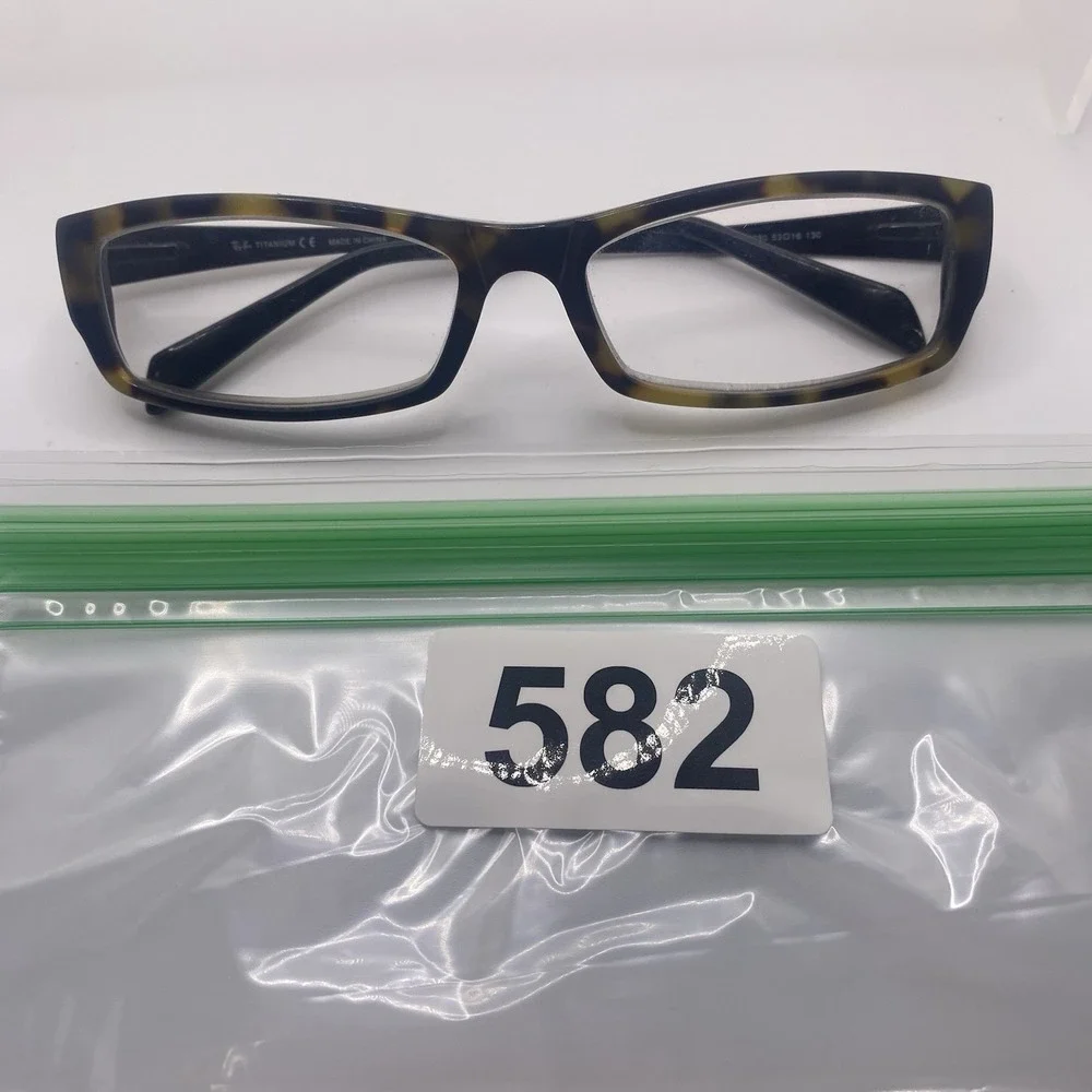 Ray-Ban Eyeglasses FRAMES ONLY RB5136 53-16-130 Tortoise Titanium 582